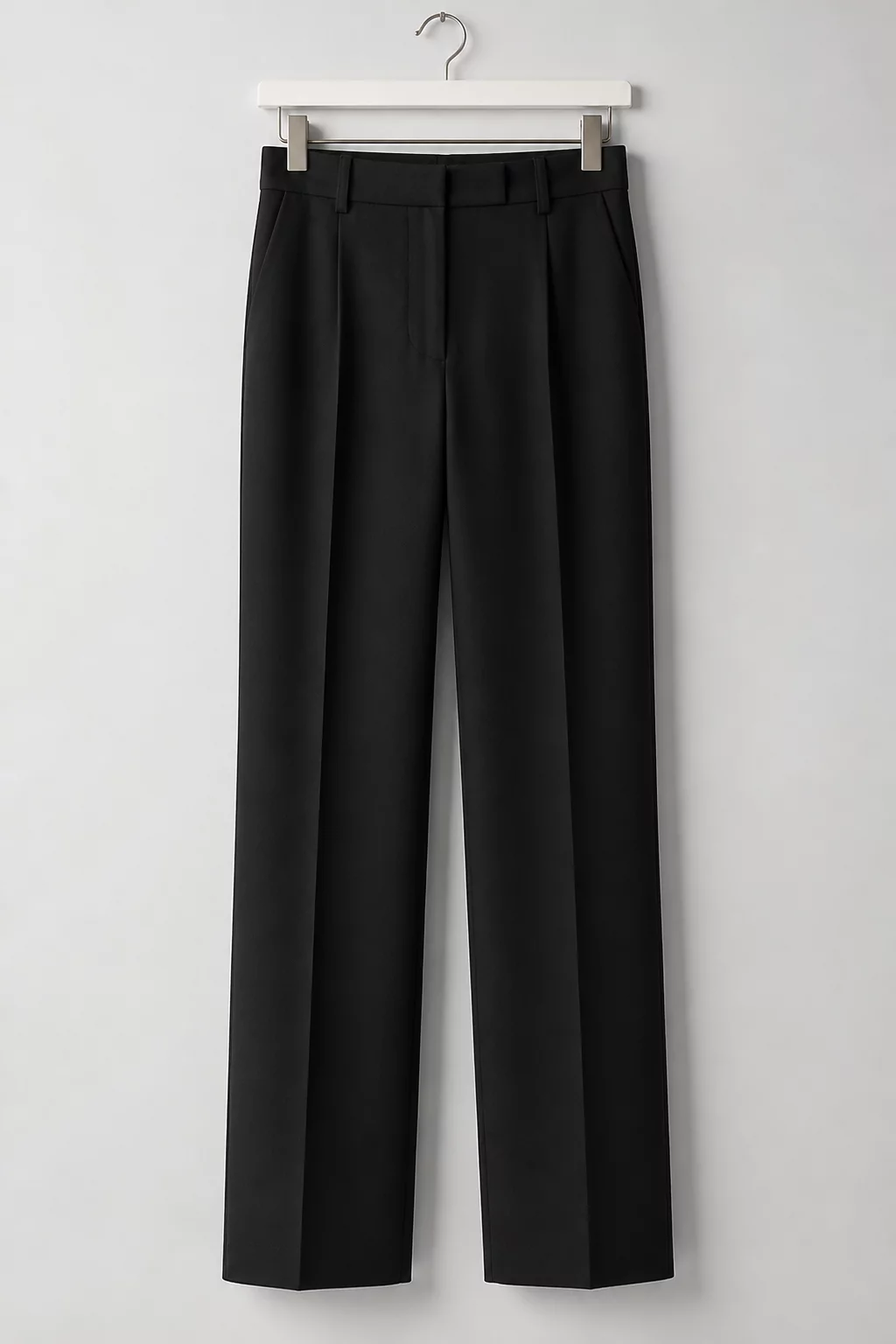 High-Waisted Tailored Trousers